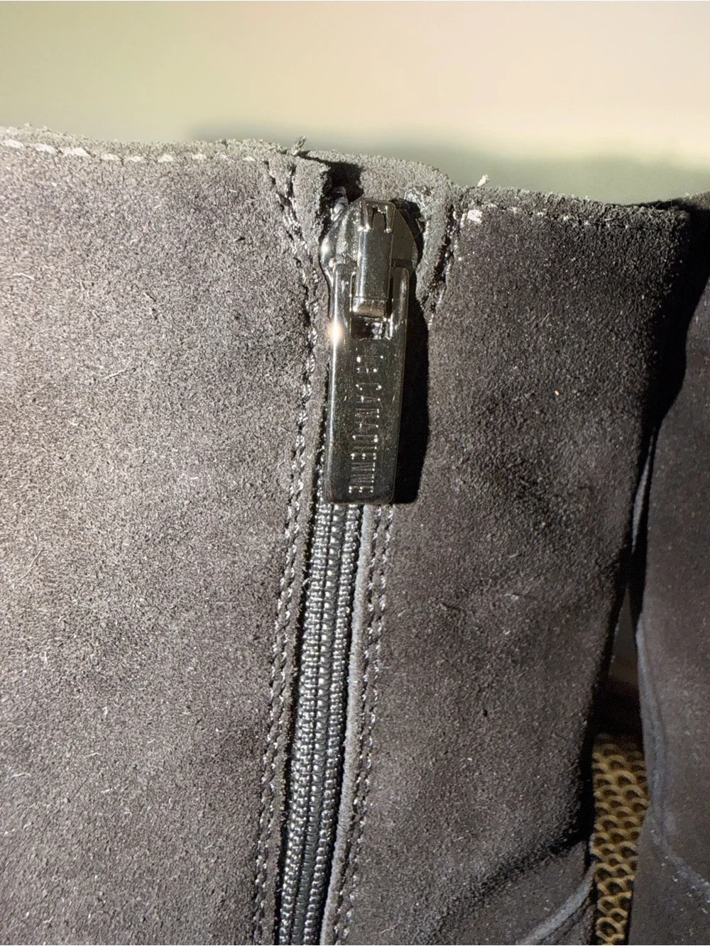 La Canadienne Carolina Waterproof Black Suede Lace-Up Mid Calf Boots Size 8 NWOT - Picture 5 of 9